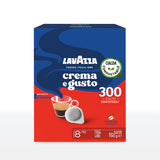 Lavazza Caffè 300 Cialde ESE 44mm in Confezione Risparmio - Crema e Gusto Classico