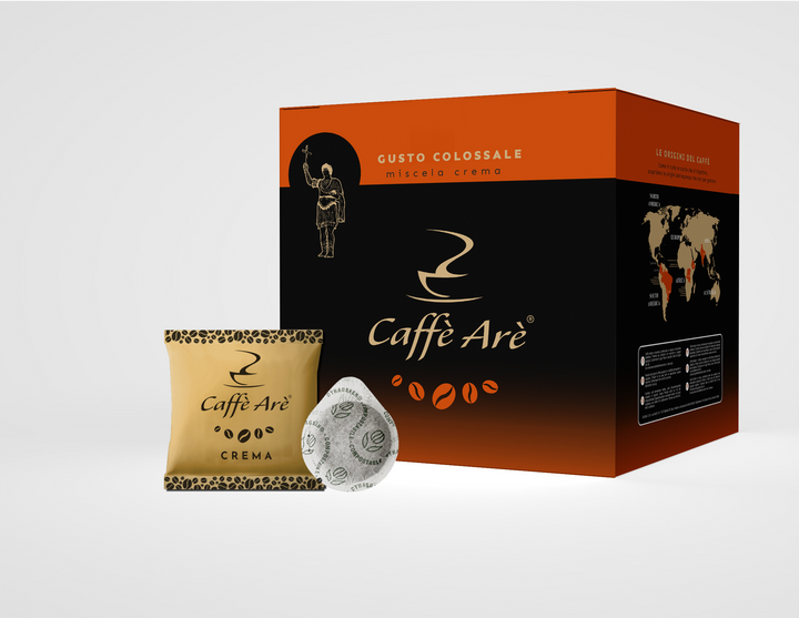 100 Cialde Caffè ARÈ filtro carta ESE 44 mm CREMA