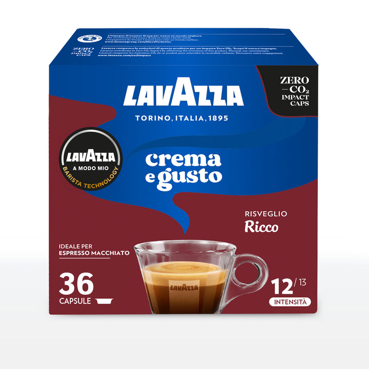 36 Capsule Lavazza Originali A Modo Mio Ricco Crema e Gusto