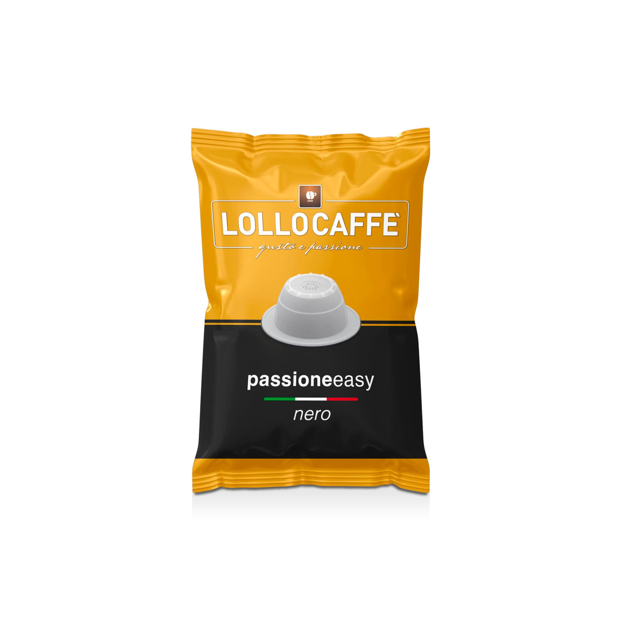 100 Capsule Lollo Miscela Nera Compatibili Bialetti Espresso PassioneEasy