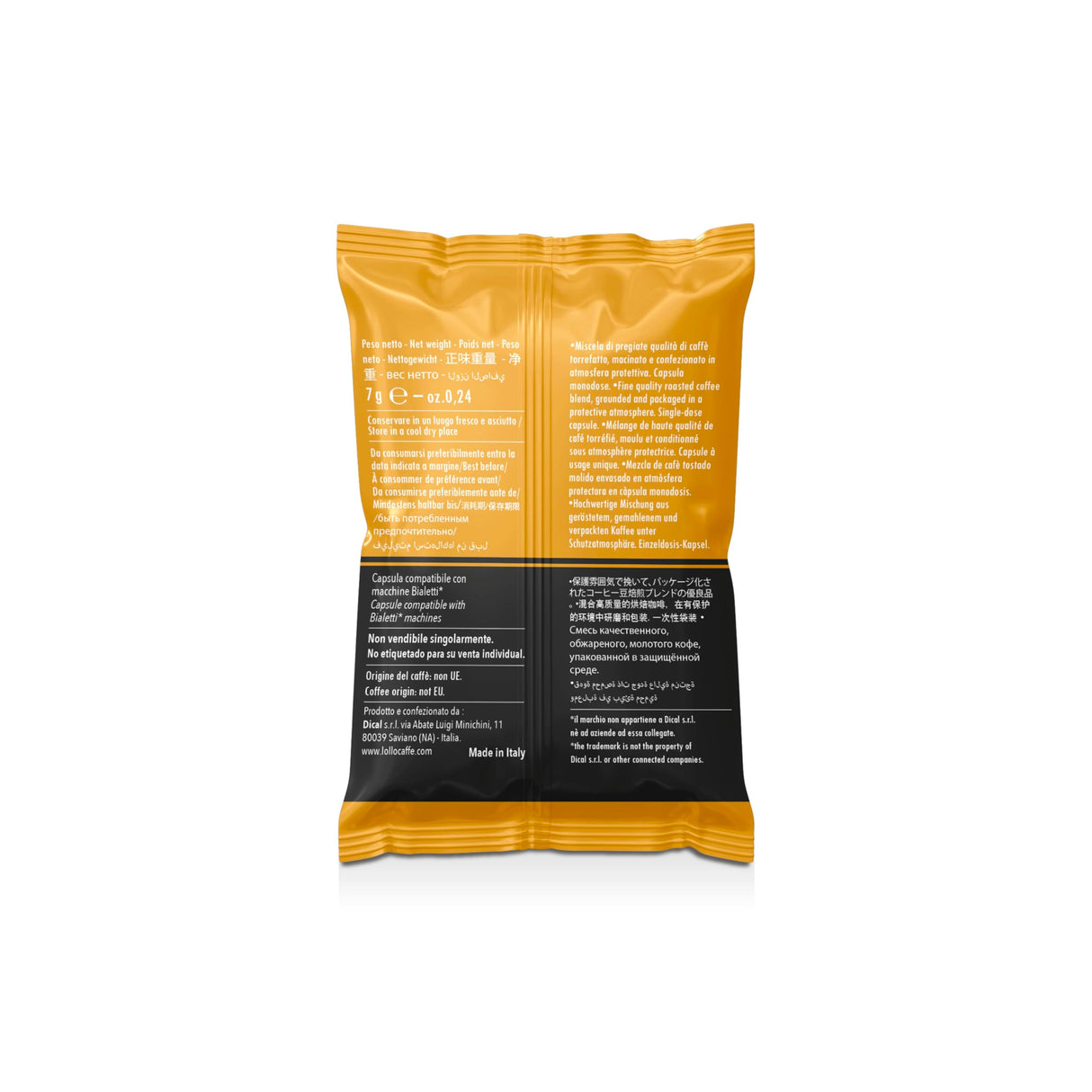 100 Capsule Lollo Miscela Nera Compatibili Bialetti Espresso PassioneEasy