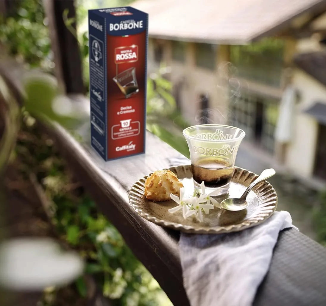 Caffitaly Miscela ROSSA Caffè Borbone - 48 Capsule Maxi Pack Risparmio per Caffitaly System
