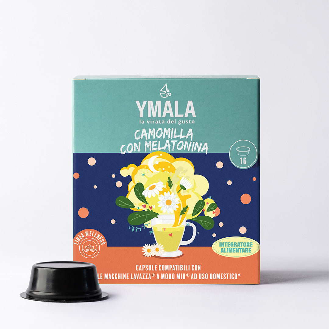 Ymala 16 Capsule Lavazza A Modo Mio - Camomilla con Melatonina