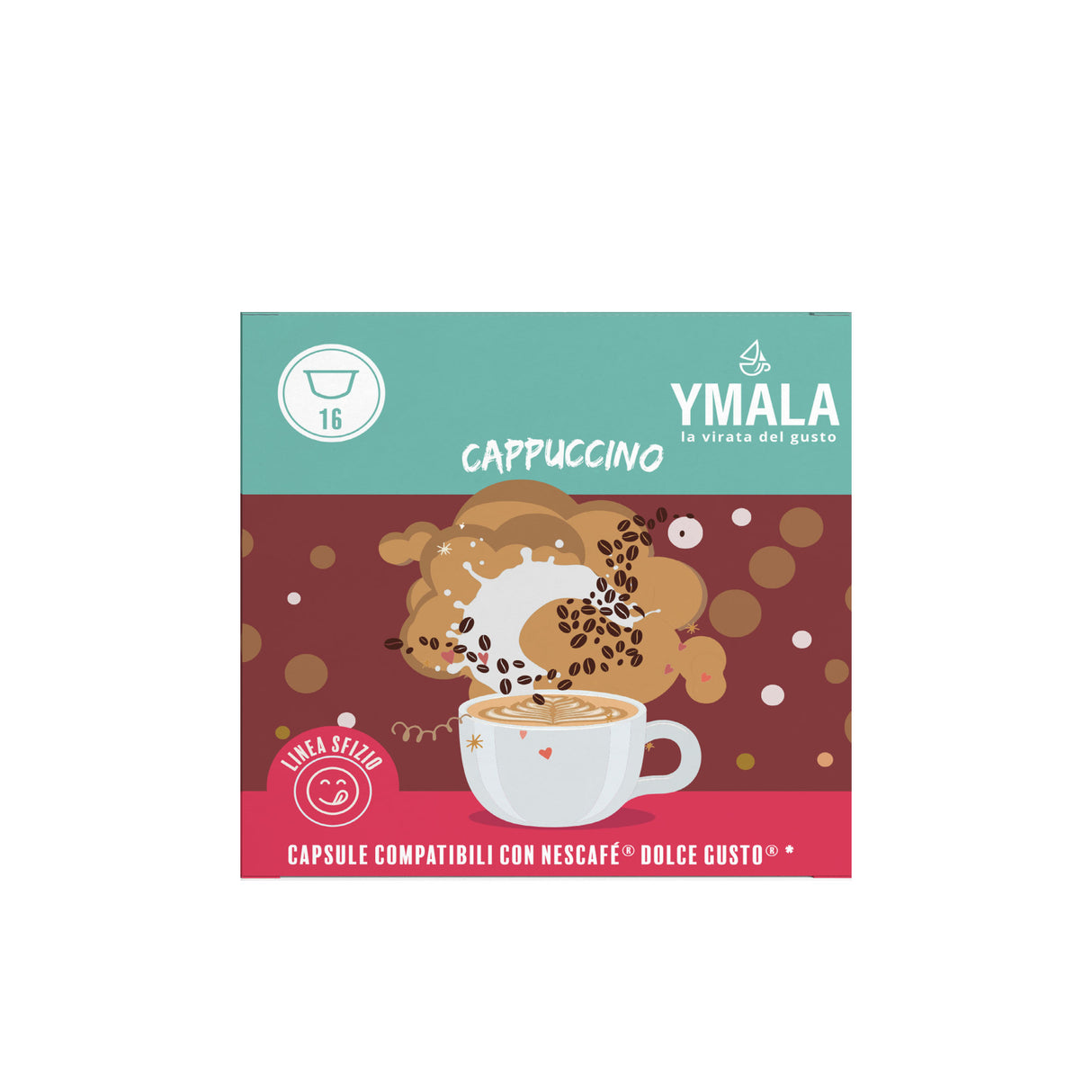 Ymala 16 Capsule Nescafé Dolce Gusto - Cappuccino