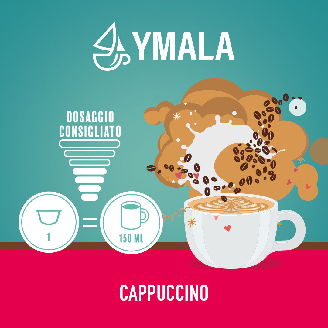 Ymala 16 Capsule Nescafé Dolce Gusto - Cappuccino