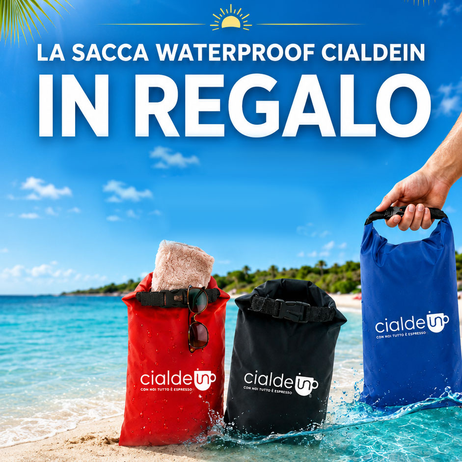 Sacca Waterproof “Cialdein” in Omaggio | Promo Cialde e Capsule Lavazza