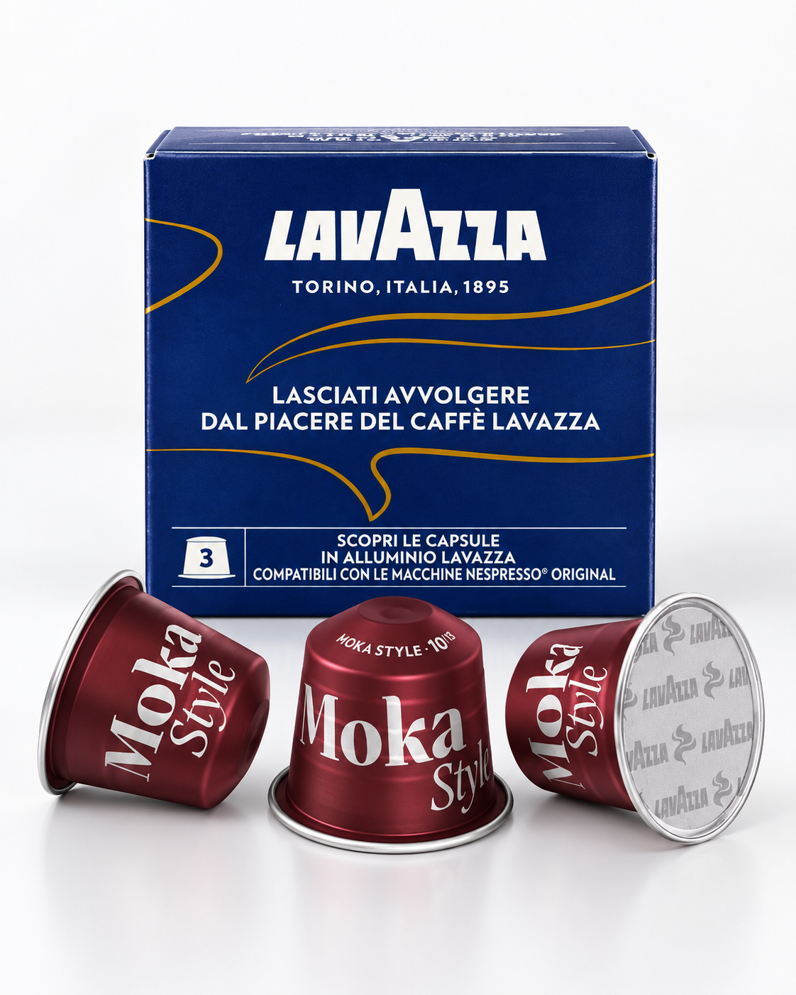 Lavazza Moka Style – Campione 3 Capsule Compatibili con Nespresso