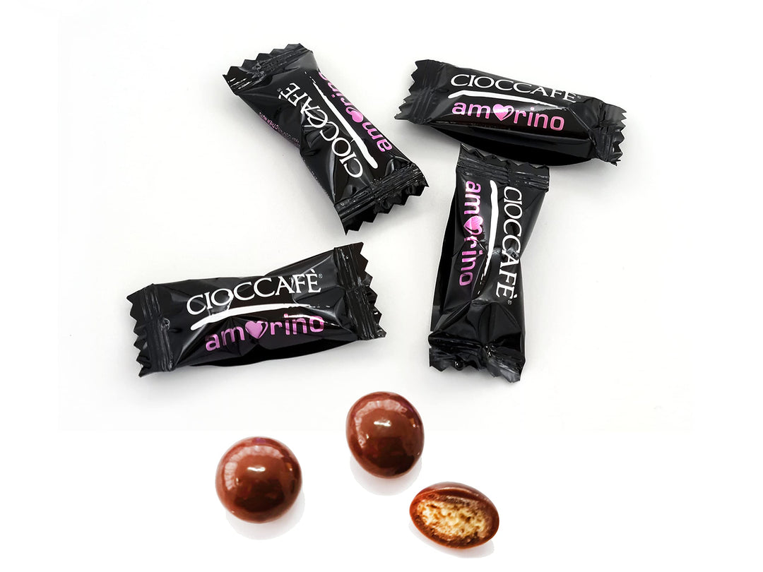 Cioccafè Amoretto – Praline di Amaretti ricoperte di Cioccolato Fondente | 500 g