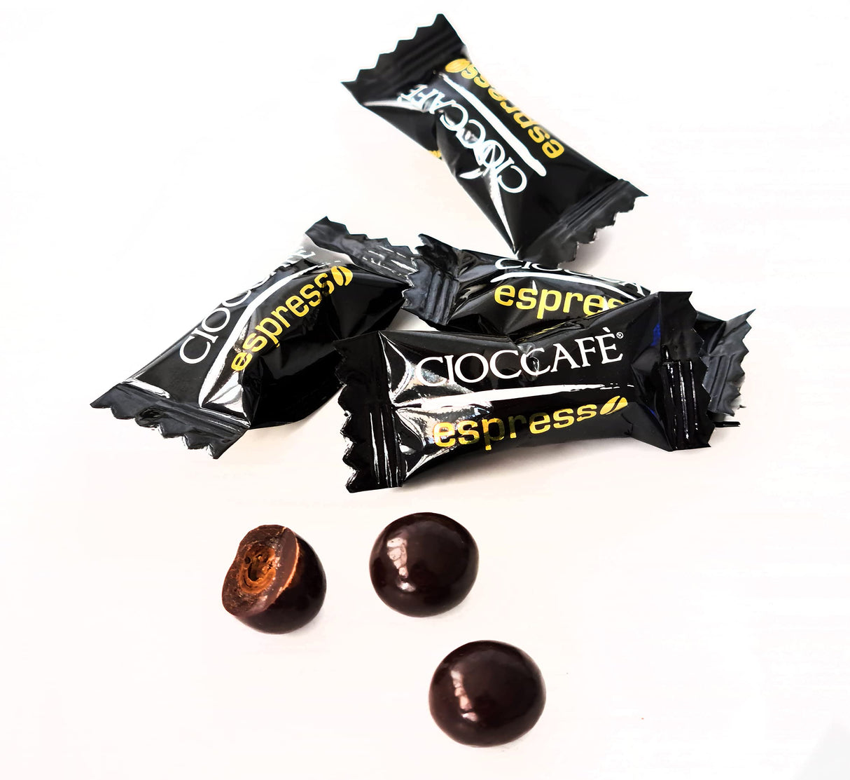 Cioccafè Espresso - Chicchi di Caffè al Cioccolato Fondente 80 g