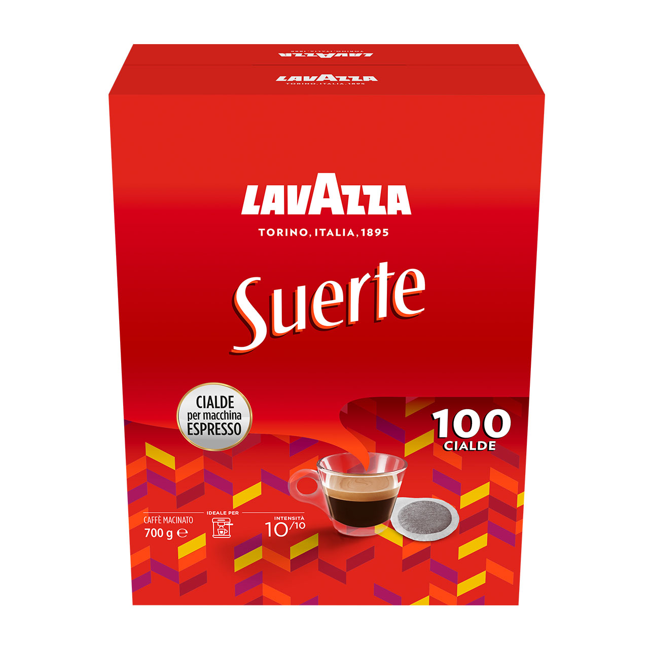 Lavazza Caffè Espresso Suerte - 100 Cialde Ese 44mm