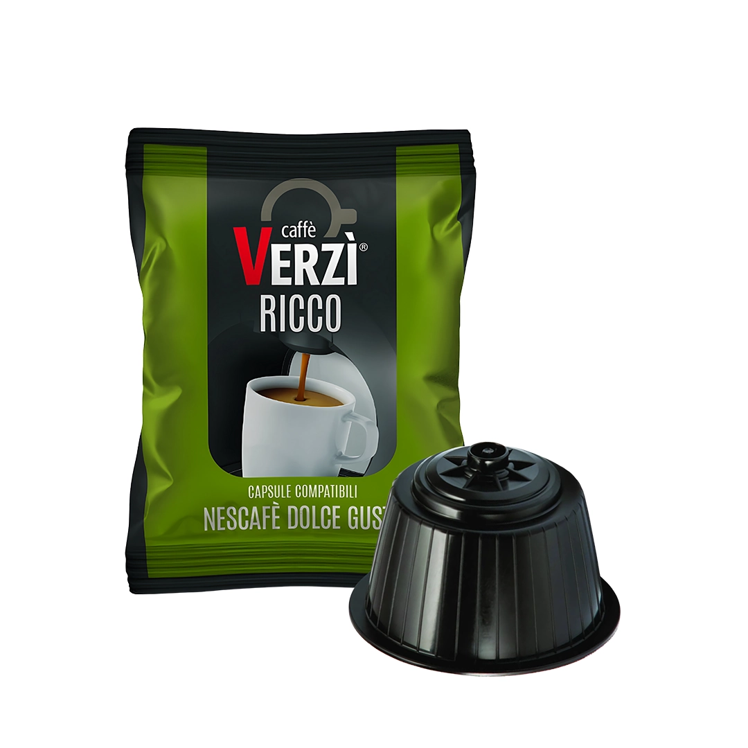 50 Capsule Verzì Compatibili Dolce Gusto Aroma Ricco