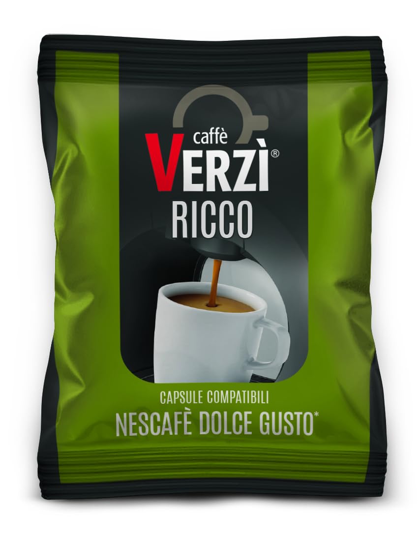 50 Capsule Compatibili Nescafé Dolce Gusto Verzì - Aroma Ricco