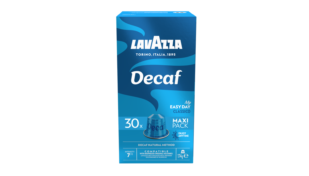 30 Capsule Lavazza Decaffeinato Compatibili per Nespresso - in alluminio