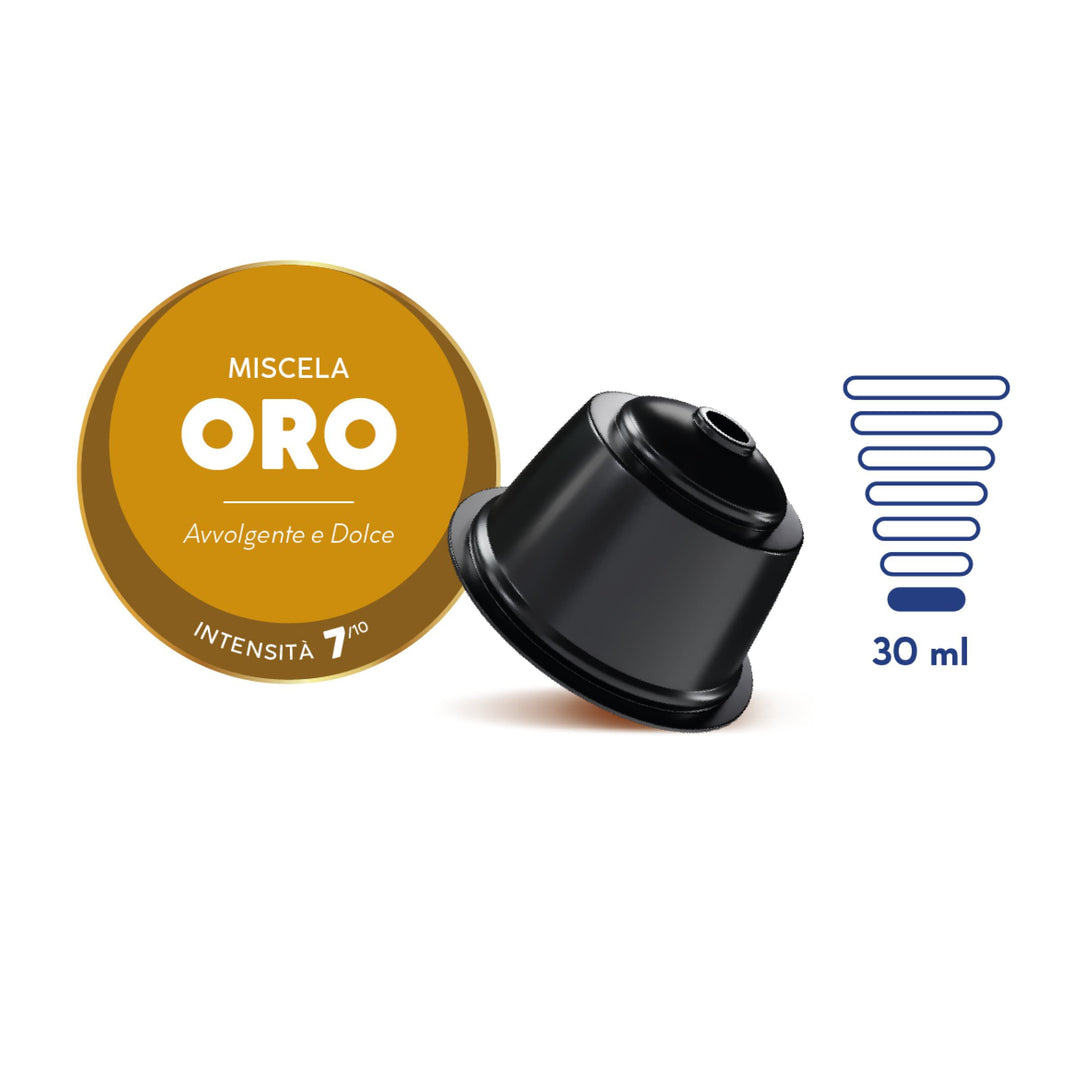 50 Capsule Borbone Oro Compatibili Dolce Gusto – Gusto Morbido e Raffinato