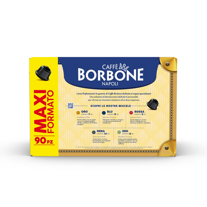 90 Capsule Caffè Borbone Miscela Rossa compatibili Nescafé Dolce Gusto – Gusto Intenso e Crema Perfetta