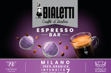 Bialetti Caffè d'Italia Milano - 72 Capsule per macchine Bialetti