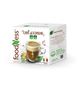 10 Capsule Foodness Ginseng con Zucchero di Canna Compatibili Dolce Gusto