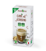 10 Capsule Foodness Compatibili Nespresso Ginseng Con Zucchero Di Canna
