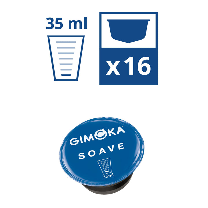16 Capsule salvaroma GIMOKA compatibili Nescafé Dolce Gusto Decaffeinato