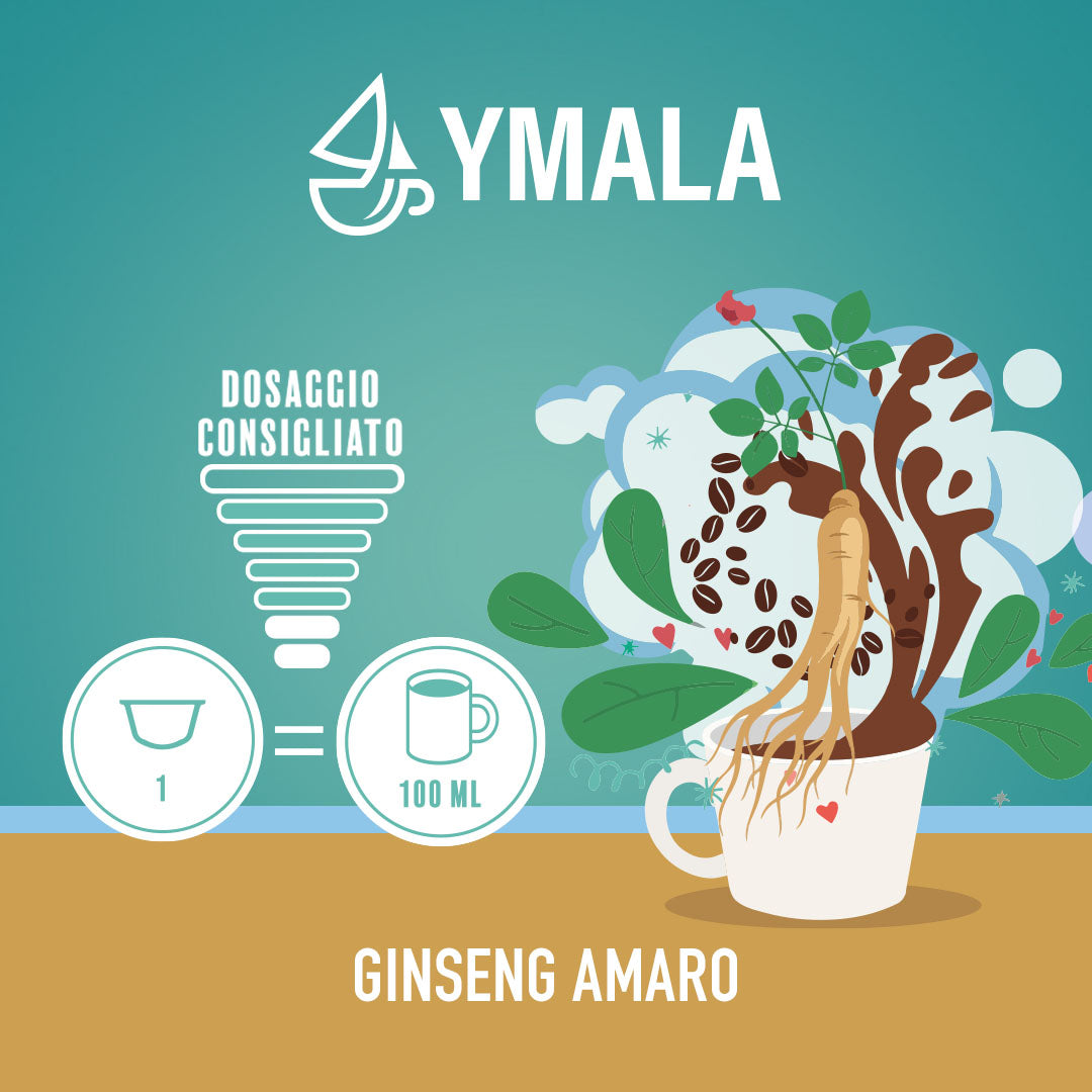 Ymala 16 Capsule Nescafé Dolce Gusto - Caffè Ginseng Amaro