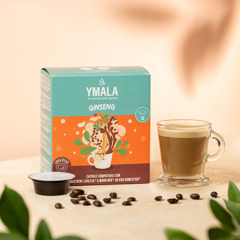 Ymala 16 Capsule Lavazza A Modo Mio - Caffè Ginseng
