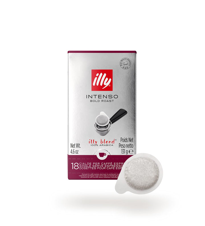 18 Cialde Illy Ese 44mm - Espresso Intenso pieno e corposo