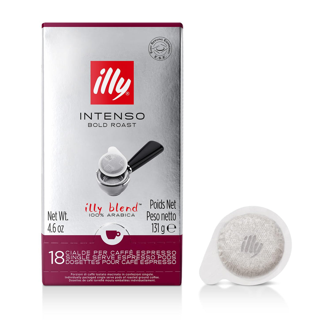 18 Cialde Illy Ese 44mm - Espresso Intenso pieno e corposo