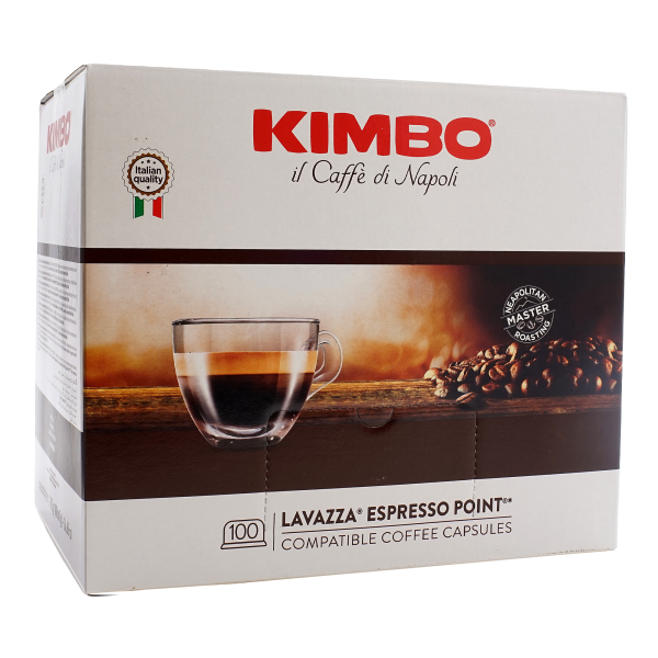 100 Capsule Kimbo Napoli Compatibili Lavazza Espresso Point