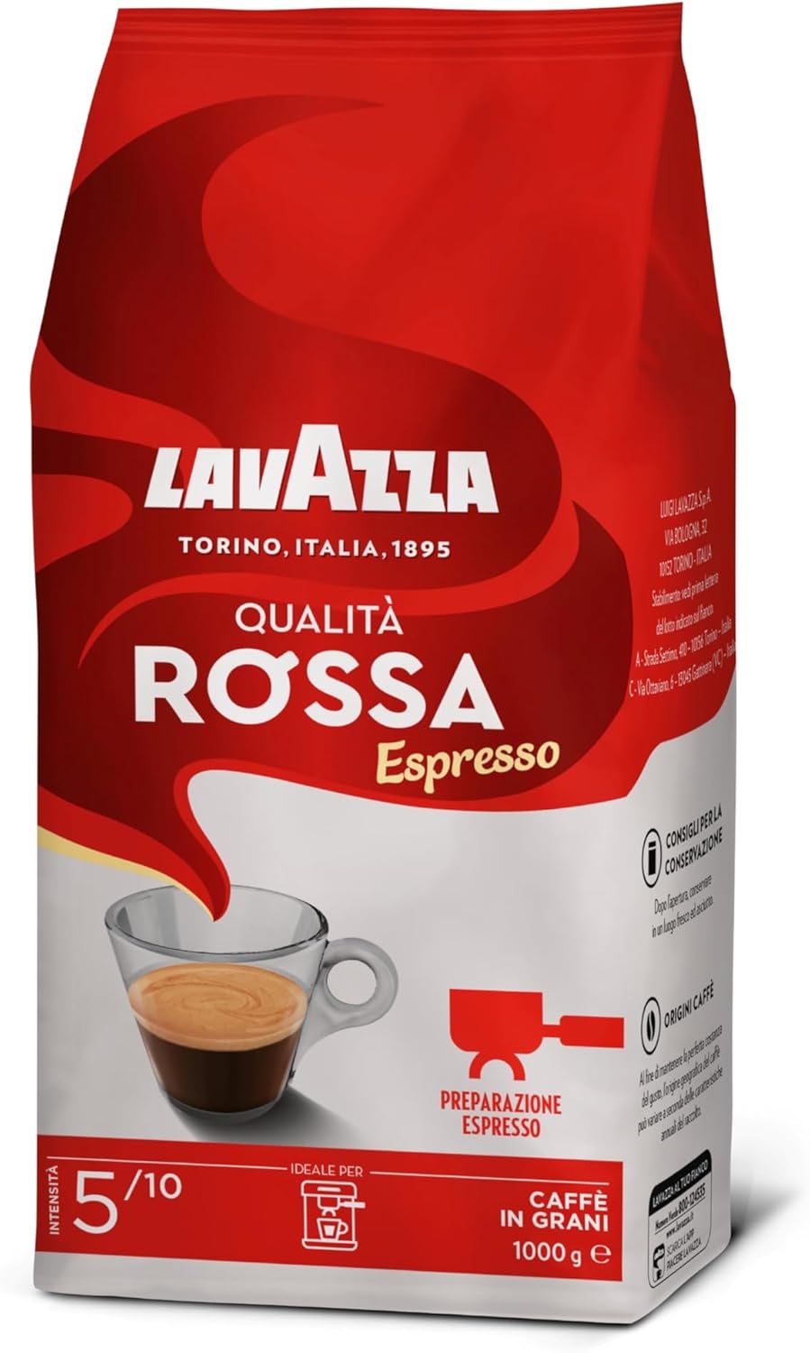1 kg Lavazza Caffè in Grani - Qualità Rossa