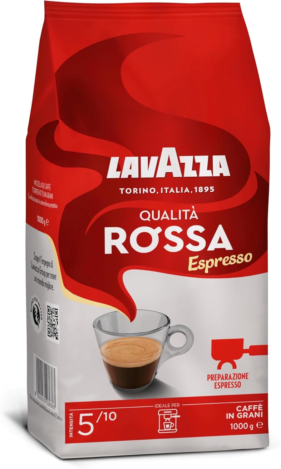 1 kg Lavazza Caffè in Grani - Qualità Rossa