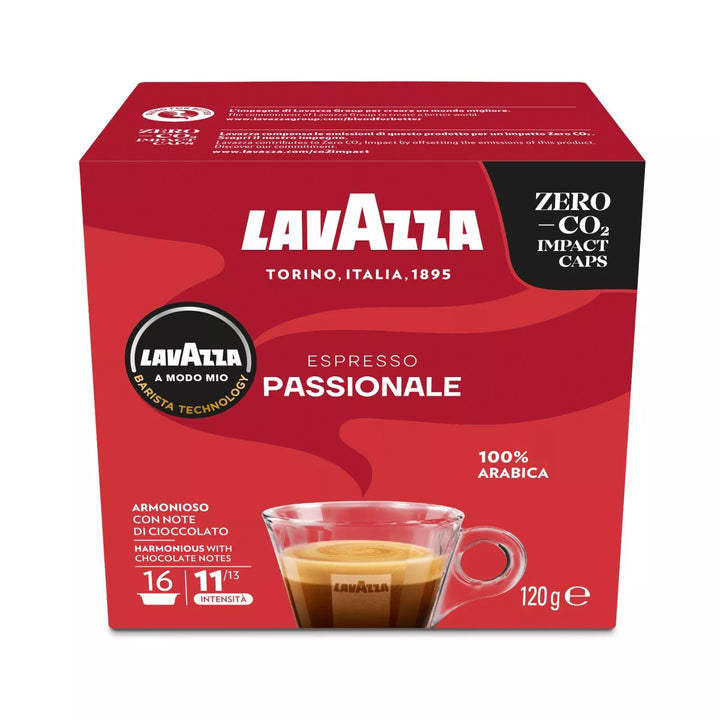 16 Capsule Caffè Lavazza A Modo Mio Passionale - Intensità 11/13