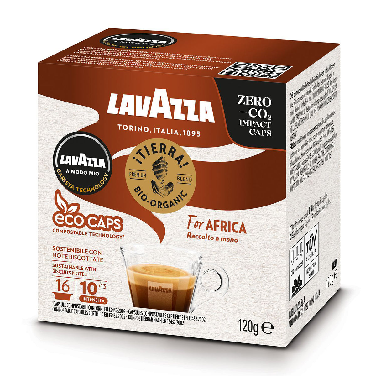 Lavazza ¡Tierra! For Africa - 16 Capsule per Lavazza A Modo Mio