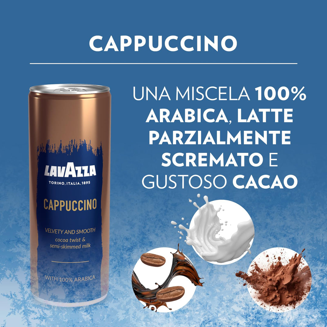 Cappuccino Ready to Drink Lavazza - lattina 250ml