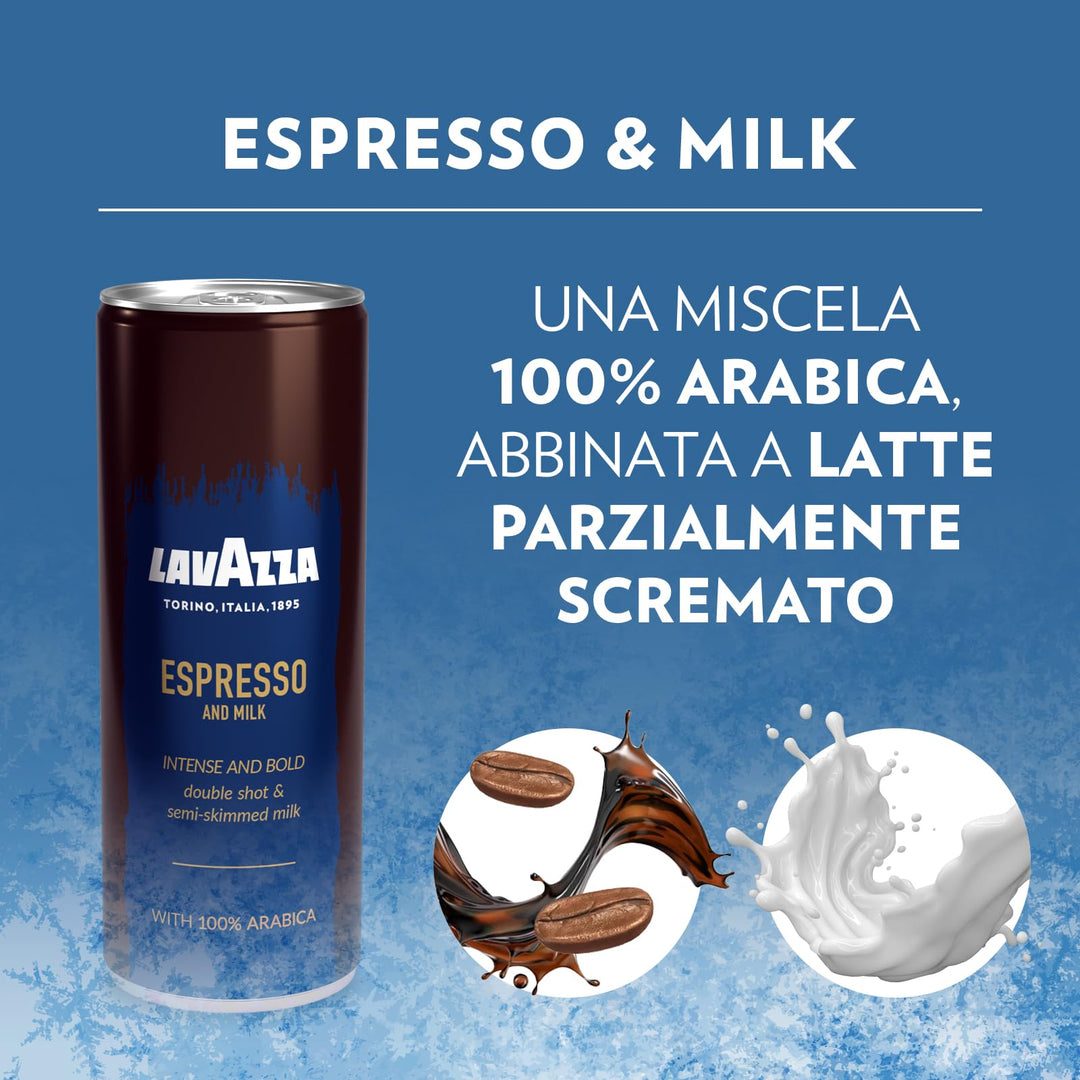 Espresso and Milk Ready to Drink Lavazza - lattina 250ml
