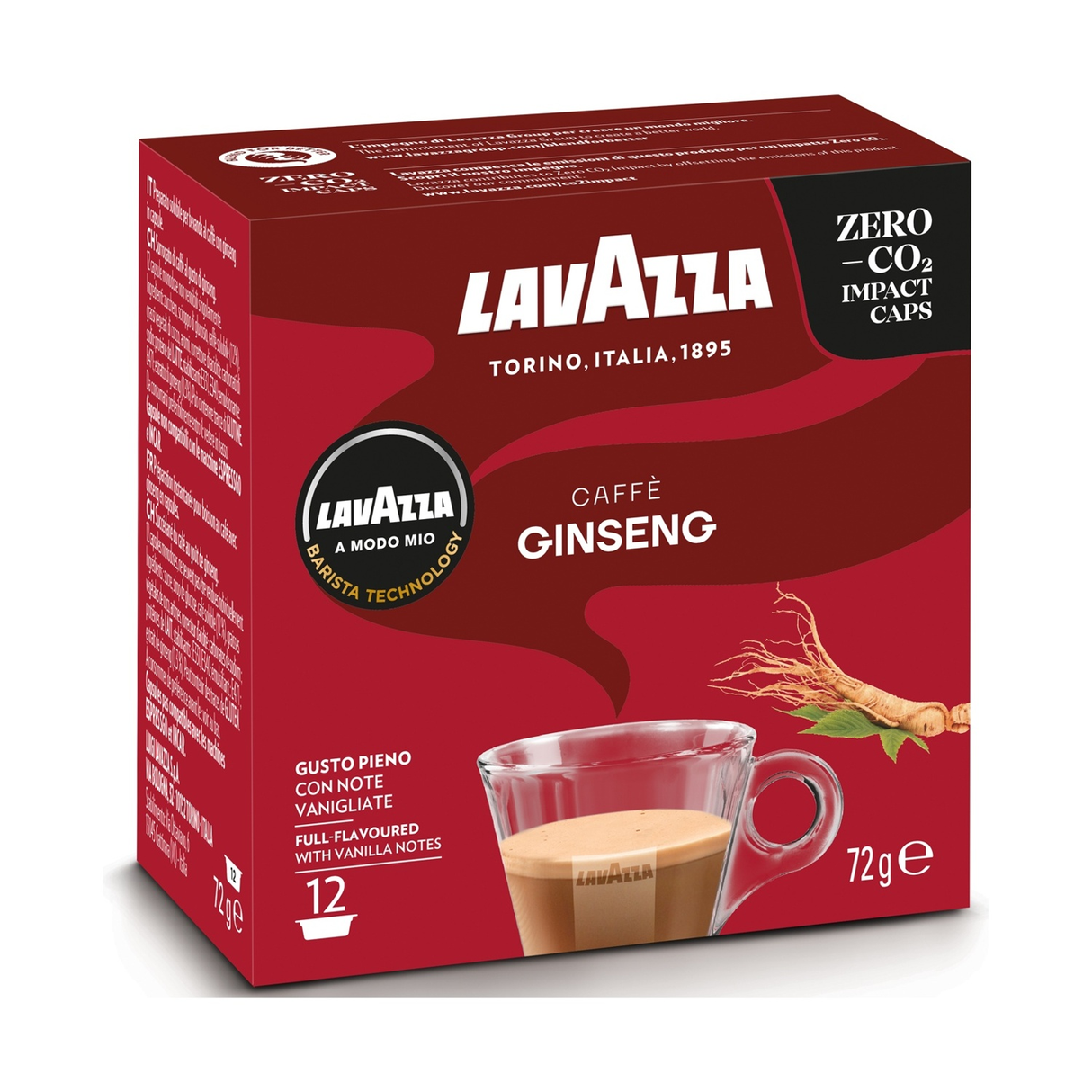 12 Capsule Lavazza A Modo Mio - Caffè al Ginseng