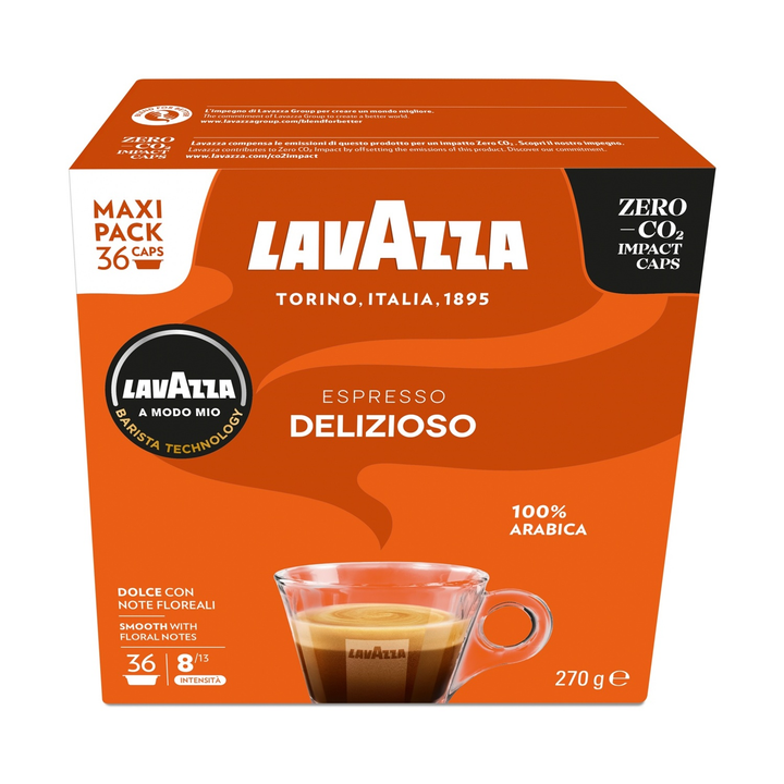 36 Capsule Originali Lavazza A Modo Mio Caffè Delizioso
