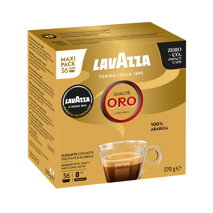 36 Capsule Lavazza A Modo Mio Qualità Oro – 100% Arabica
