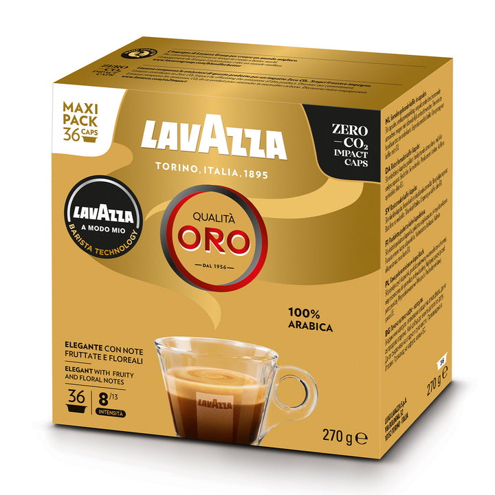 36 Capsule Lavazza A Modo Mio Qualità Oro – 100% Arabica