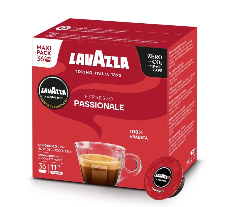 36 Capsule Lavazza A Modo Mio Espresso Passionale