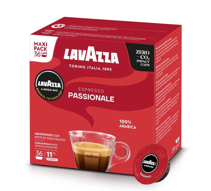 36 Capsule Lavazza A Modo Mio Espresso Passionale