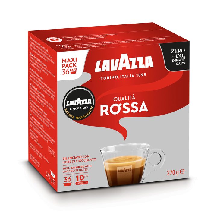 36 Capsule Lavazza Originali A Modo Mio Qualità Rossa