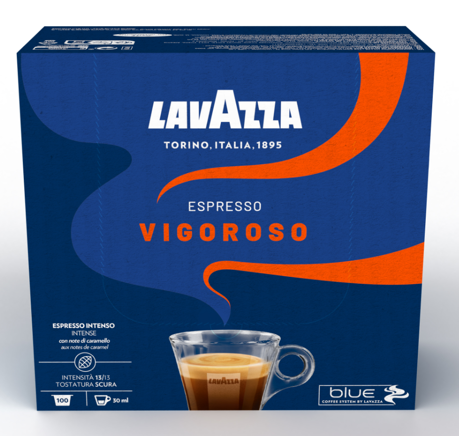 100 Capsule Espresso Vigoroso Lavazza Blue