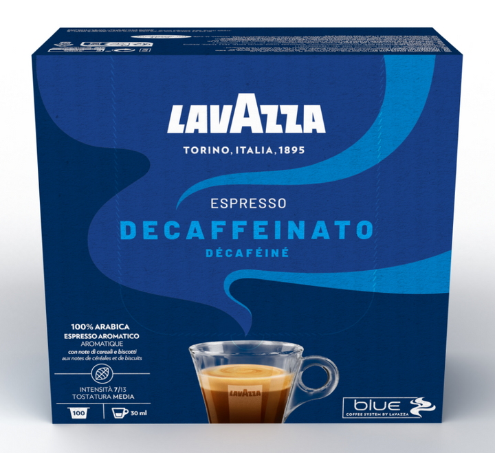 100 Capsule Lavazza Blue Decaffeinato 100% Arabica