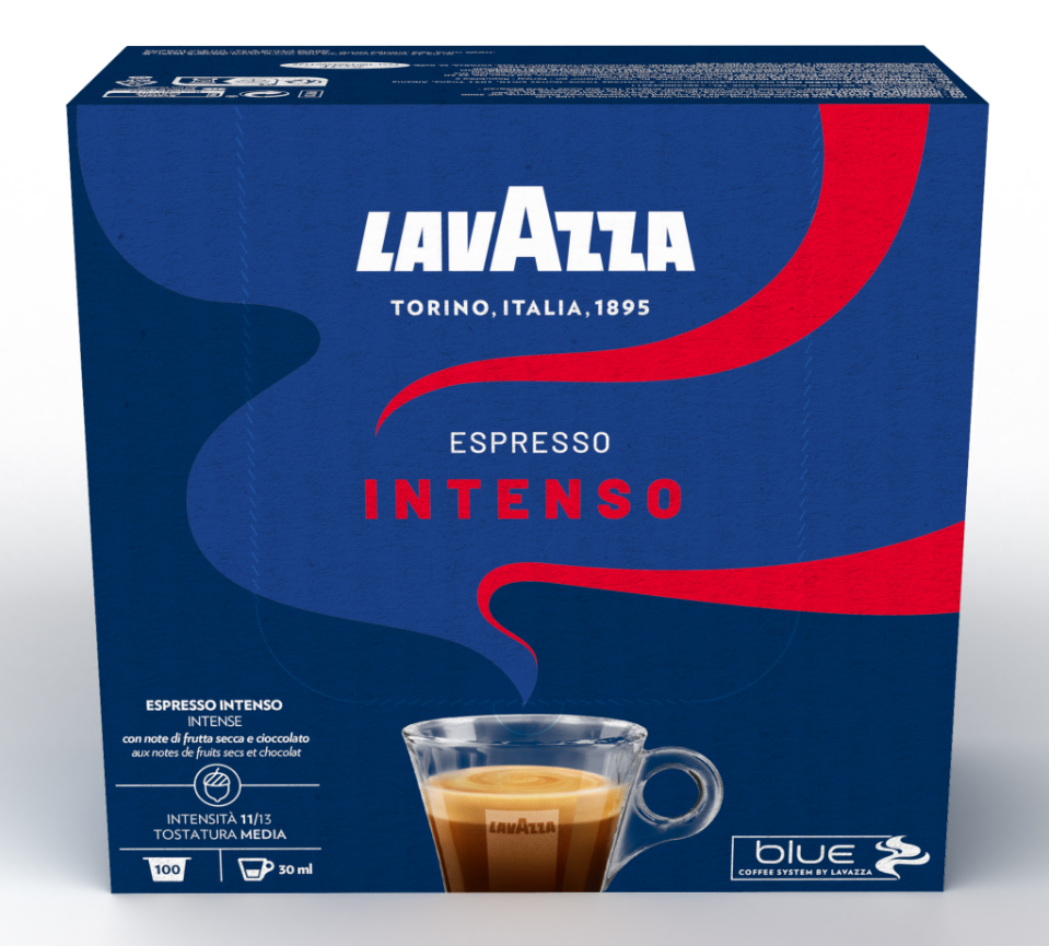 100 Capsule Espresso Intenso Lavazza Blue