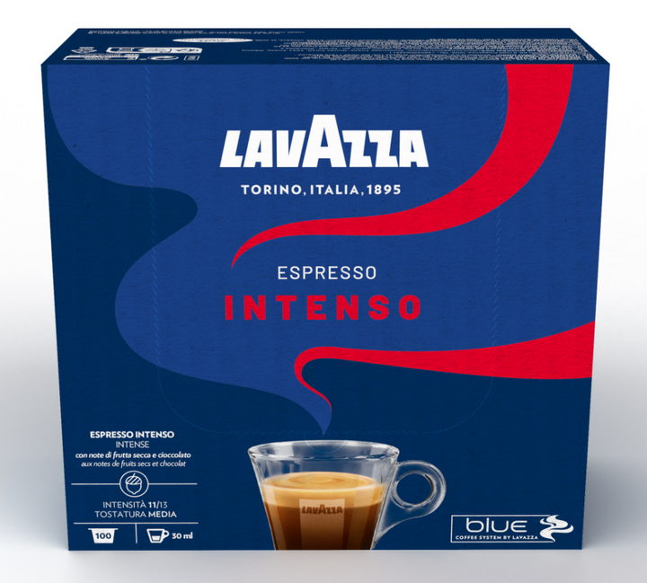 100 Capsule Espresso Intenso Lavazza Blue