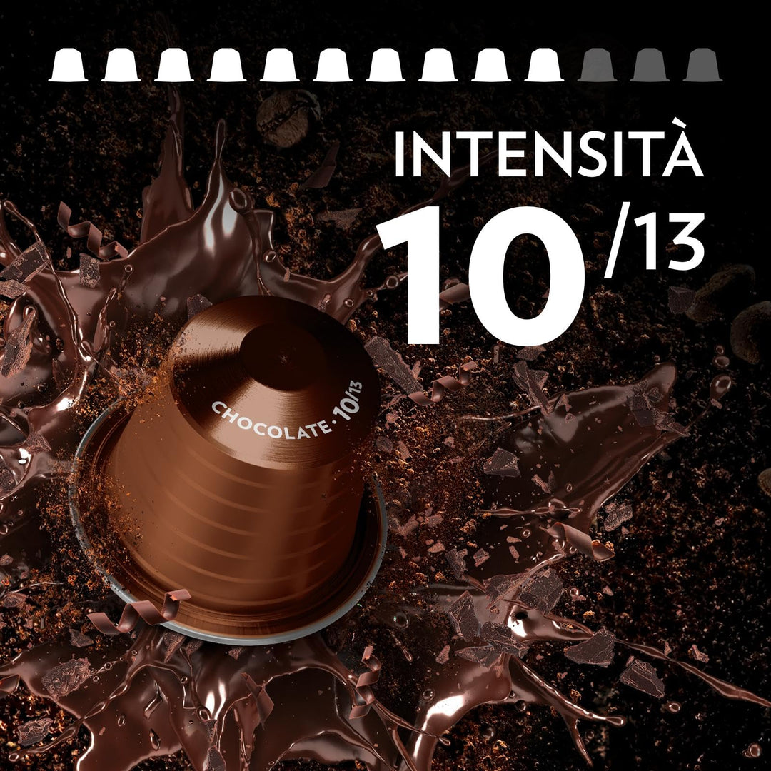 Lavazza Espresso Gourmet Chocolate – Capsule Compatibili Nespresso | Aroma di Cioccolato e Vaniglia