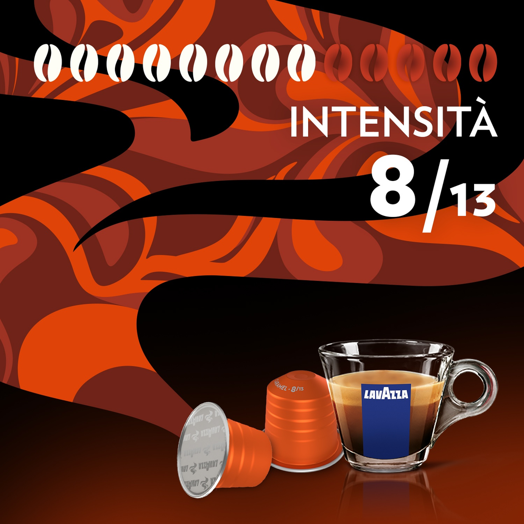 Lavazza Espresso Gourmet Caramel – 10 Capsule Compatibili Nespresso | Aroma di Caramello