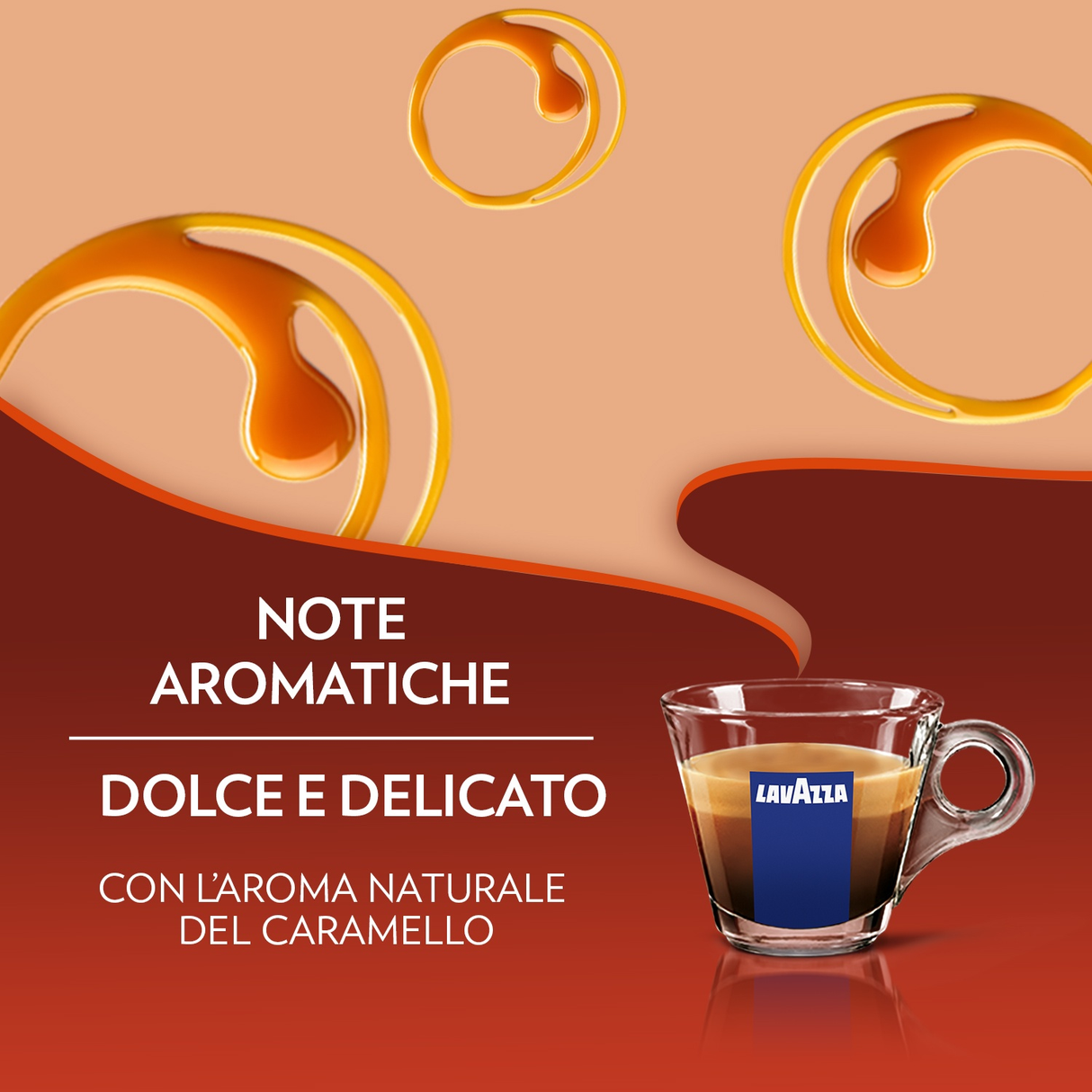 Lavazza Espresso Gourmet Caramel – 10 Capsule Compatibili Nespresso | Aroma di Caramello