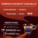 Lavazza Espresso Gourmet Caramel – 10 Capsule Compatibili Nespresso | Aroma di Caramello