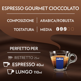 Lavazza Espresso Gourmet Chocolate – 10 Capsule Compatibili Nespresso | Aroma di Cioccolato e Vaniglia